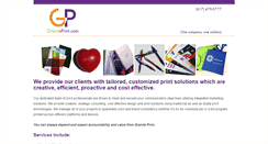 Desktop Screenshot of graniteprint.com